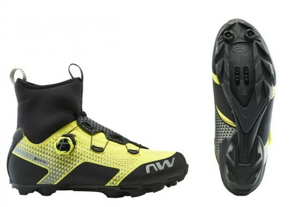Pantofi Northwave MTB Celsius XC Arctic GTX winter, galben fluo/negru