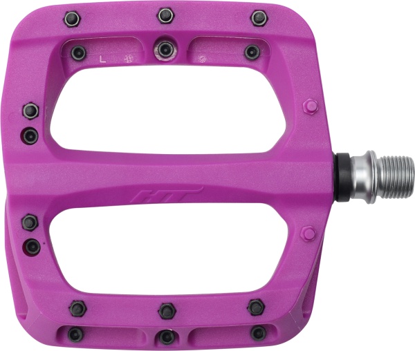 Pedale HT Components PA03A, Platformă, pentru MTB, Gravel și E-MTB, Mov