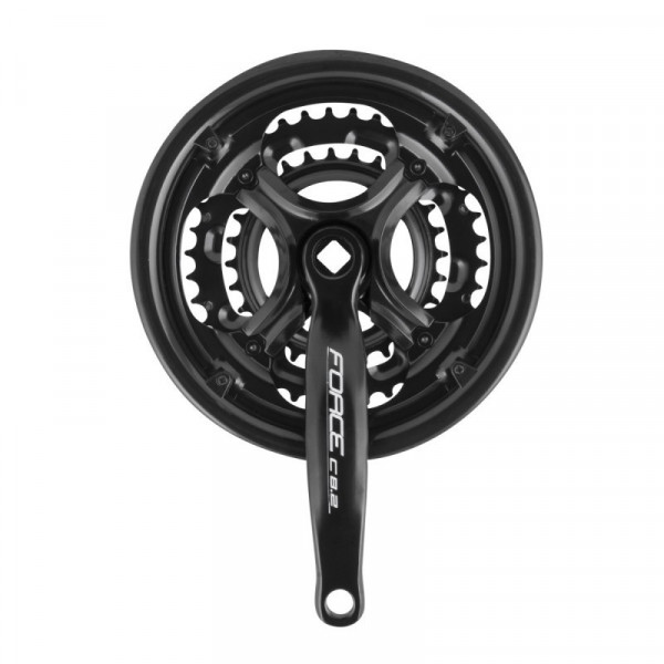 Pédalier Triple Shimano FC-TX71 Noir - 170mm 48/38/28Dents - Occasion Bon État