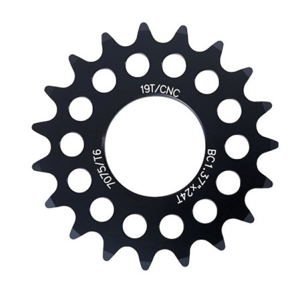 Pinion fix S-Shun SS-110LK(A) Alu.7075 CNC 18T albastru anodizat