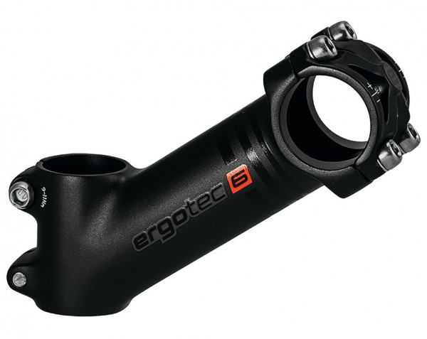 Pipa A-Head Ergotec High Piranha 2 alu., black, 1 1/8", 31.8mm,110mm