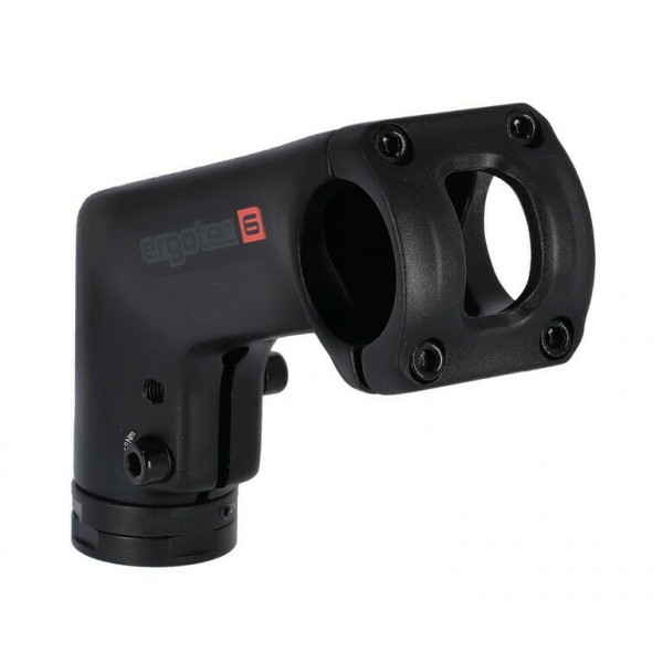 Pipa Ergotec Barracuda i 6 aluminiu, negru, 1 1/8", 31.8mm, 110mm ,20