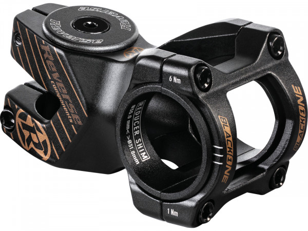 Pipa REVERSE Black-ONE D-2 50mm 31,8 & 35mm (Schwarz/Kupfer) inkl. Top Cap, Schraube, Kralle