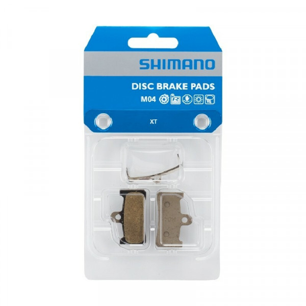 Placute de frana Shimano M04 Resin & Arc fara aripioare de racire, 1 per.