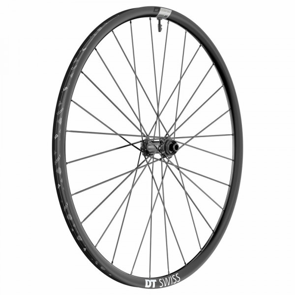 Roata fata DT Swiss HE 1800 Spline 23 DB 28'/22 ALUM., BL, CL, 100/12MM TA
