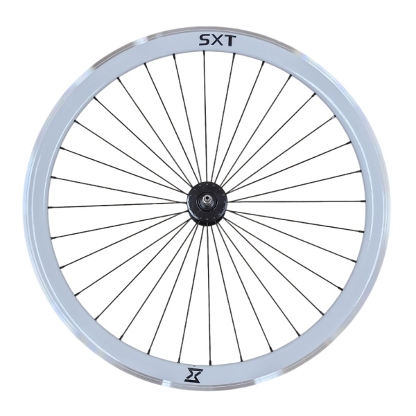 Roata Fata Single Speed/Fixie SXT 700-32H 40 mm Alb