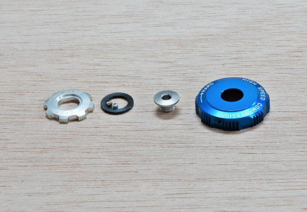 Rock Shox Adjuster Knob Kit, Compression Damper, Mission Control DH - 2010 Boxxer Team/WC