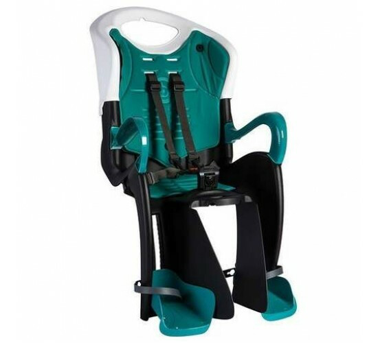 Scaun bicicleta Bellelli Tiger Relax City spate alb/turcoaz