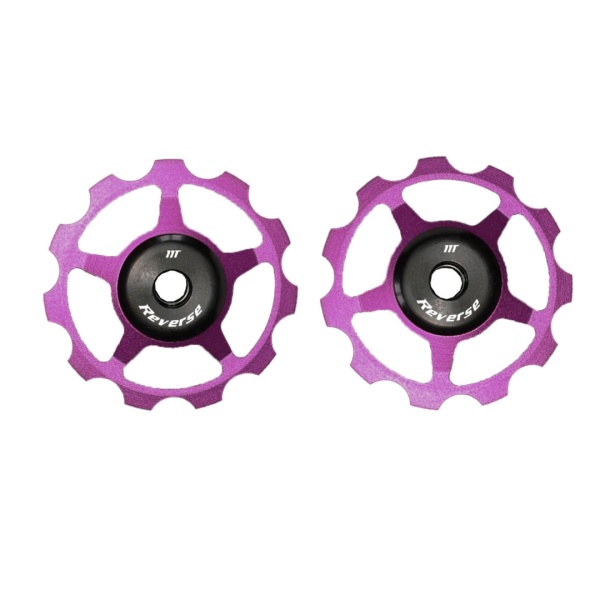 Set Rotițe Reverse Alu pentru Colab Chain-Tensioner, MTB, aluminiu, Mov