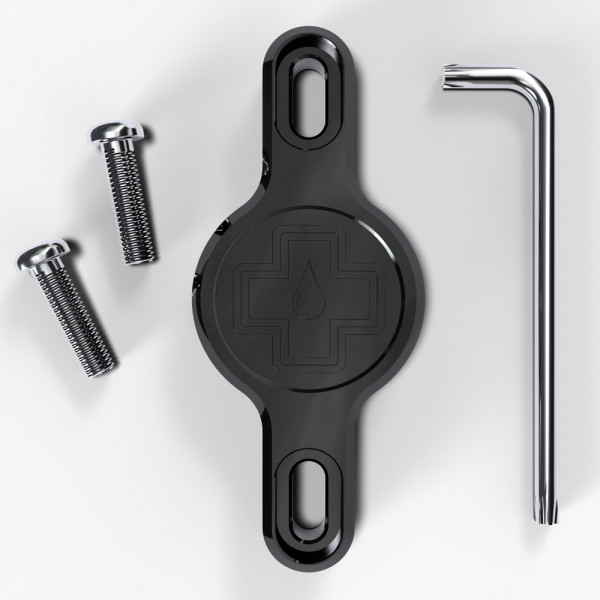 Suport Apple AirTag pentru cadru Muc-Off Secure Tag Holder V2 Negru