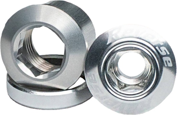Șurub pentru foaie angrenaj Reverse Chainring Bolt, Argintiu