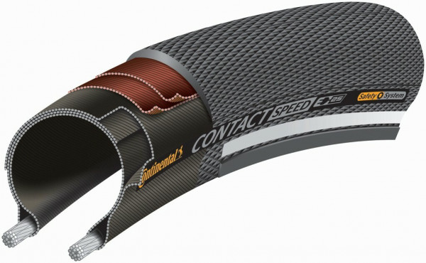Anvelopa Continental Contact Speed Reflex 28" 700x42 C (40C) 42-622 blk. SkinReflex