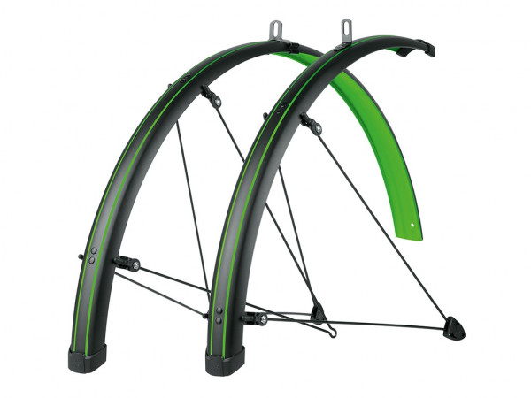 Aripi SKS Stingray 28" negru/verde set fata/spate