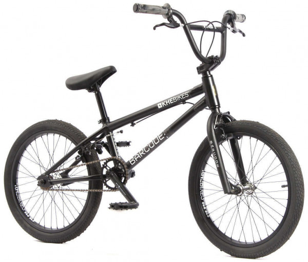 Bicicleta KHE Barcode LL 20 inch BMX bike aluminiu 10.0 kg- negru