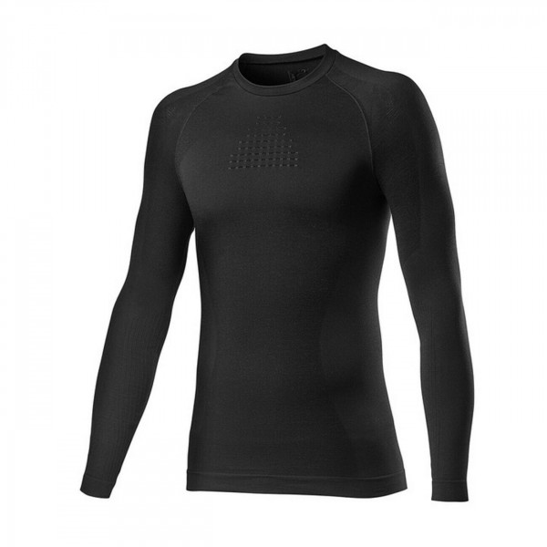 Bluza de corp cu maneca lunga Castelli Seamless Base Layer LS, Negru
