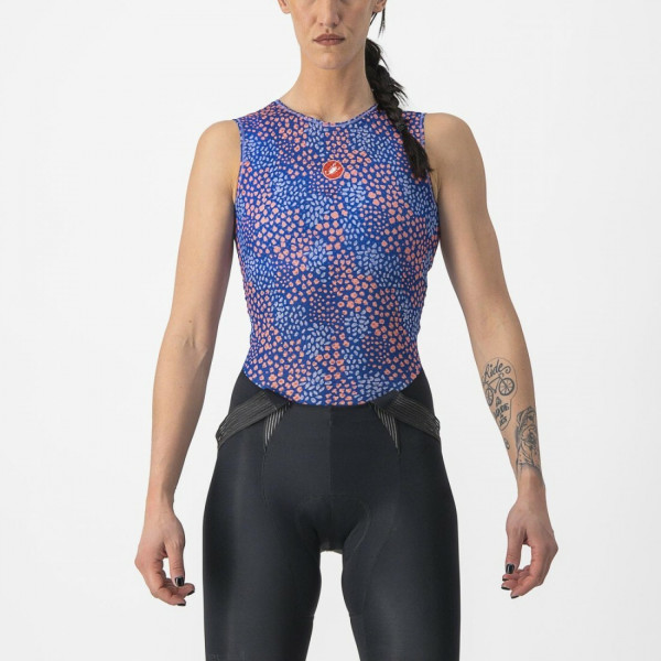 Bluza de corp fara maneci Castelli Pro Mesh 4 W SL de dama Violet