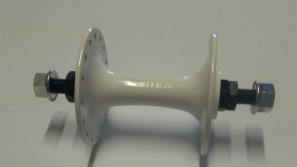 Butuc fata Bitex TKF10 Fixie-Track alu 32H 2 rulmenti alb