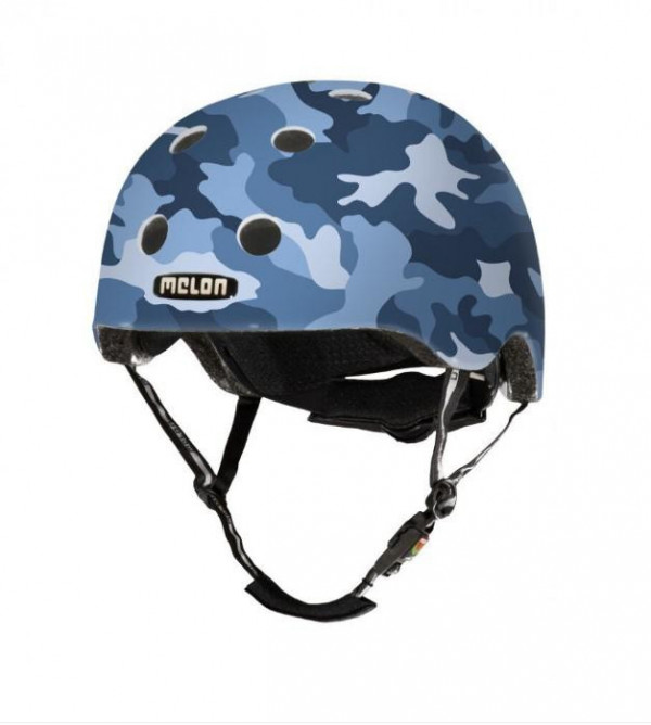 Casca Melon Camouflage G081M-XL, 12 canale de admisie a aerului, albastru