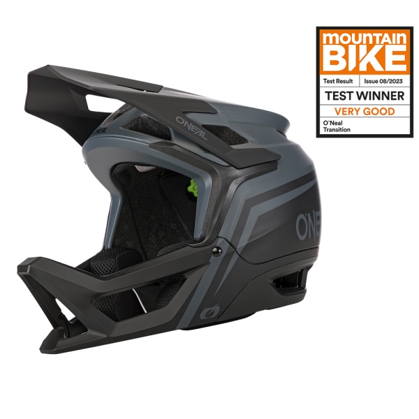 Casca O'Neal Transition Flash, Sistem Inchidere Fidlock, Standard de Sigurata ASTM Certificat, Culaore Negru - Gri