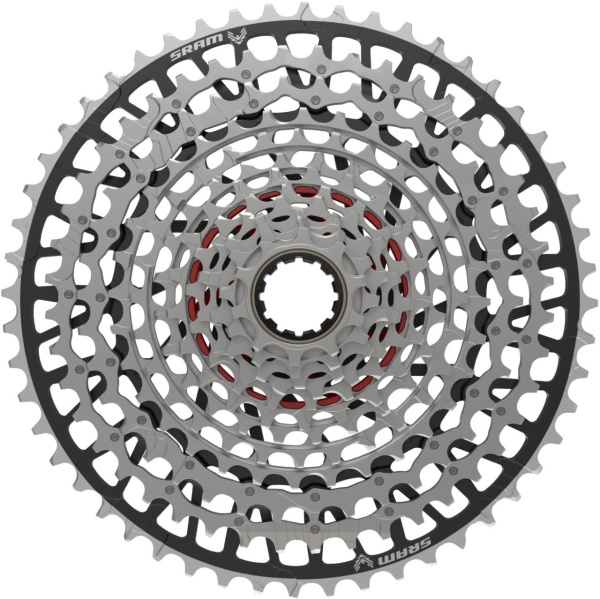 Casetă pinioane SRAM XS-1299 XX Eagle SL T-Type, 12 viteze, 10-52T, tehnologie X-Dome, argintiu