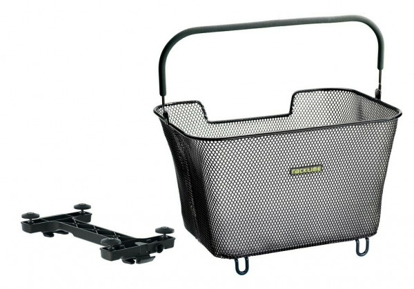 Cos bicicleta Racktime Baskit small 2.0 42X30X27 cm, 20 L, SNAPIT 2.0, negru