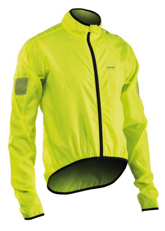 Jacheta anti-vant Northwave Vortex galben fluo