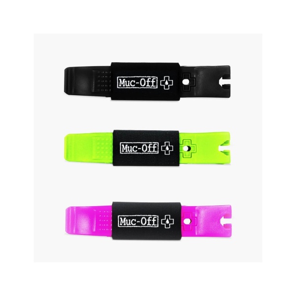 Leviere Muc-Off Rim Stix Tyre Levers Negru/Verde/Roz - Set 24 Buc.