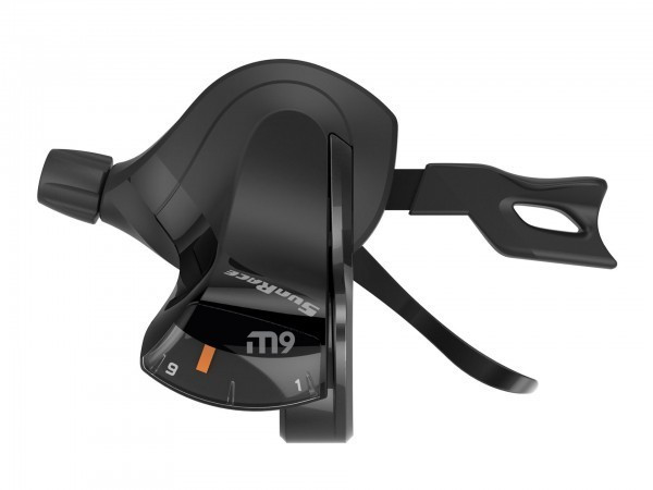 Maneta schimbator Sunrace DLM930 Trigger 9 vit neagra