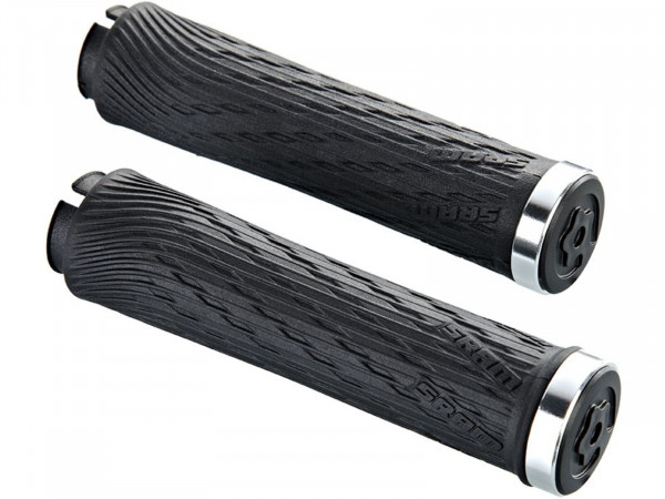 Mansoane cu Lock-On pentru XX1 Grip Shift 100mm si 122mm cu colier argintiu si dopuri