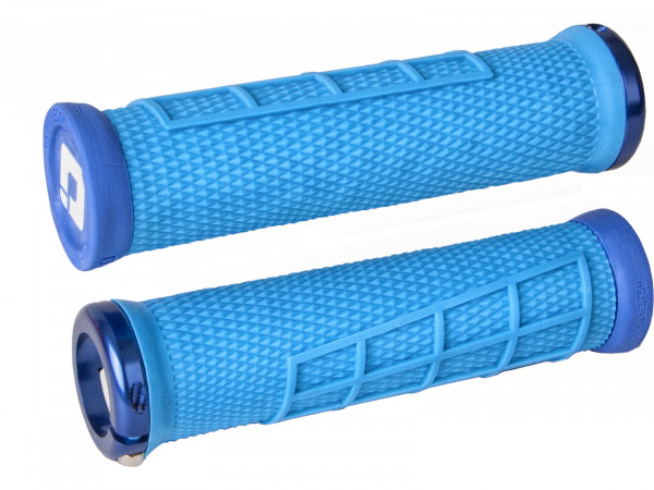 Mansoane Lock On ODI MTB grips Elite Flow 2.1 light blue, 130mm, albastru