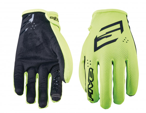 Manusi Five Gloves degete lungi, XR-Ride, yellow fluo