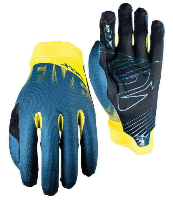 Manusi Five Gloves XR - LITE Bold men's, blue/yellow