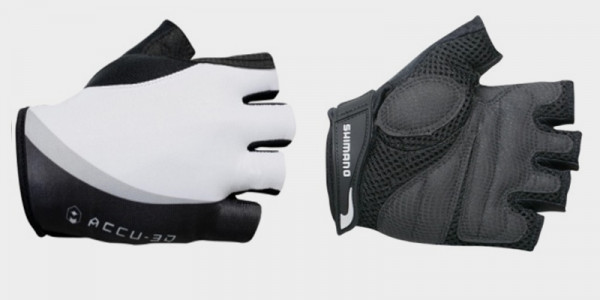 Manusi Shimano Performance Trekking degete scurte grey/black/white