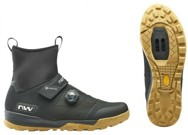 Pantofi Northwave MTB KingRock Plus GTX winter, black/honey