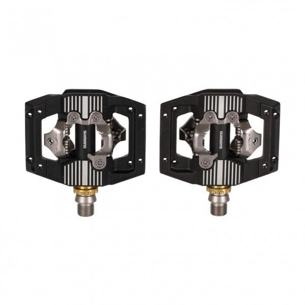 Pedale Shimano Saint PD-M821, SPD, fara catadioptrii, cu placute SM-SH51