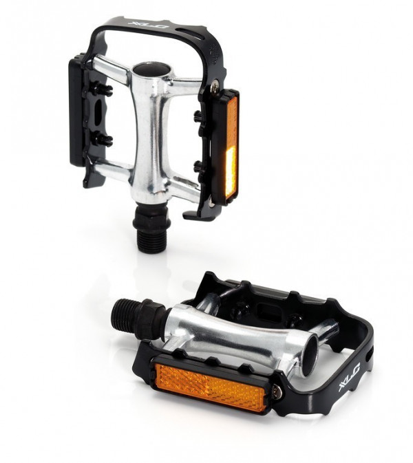 Pedale XLC MTB Ultralight PD-M04 Alu negru/argintiu SB-Plus