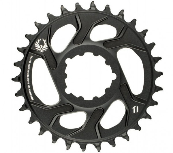 Placa Sram Cring X-Sync Eagle DM 6 Offset 36 T neagra