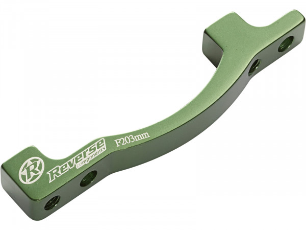 REVERSE Bremsscheibenadapter PM-PM +43mm VR green