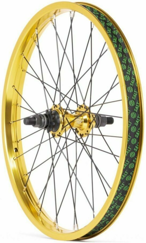 Roată BMX spate SaltBMX Everest, Cassette, Auriu – 20"