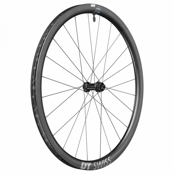 Roata fata DT Swiss CRC1400 Spline DB 35 28'/22m CARBON, CENTERLOCK 100/12MM TA