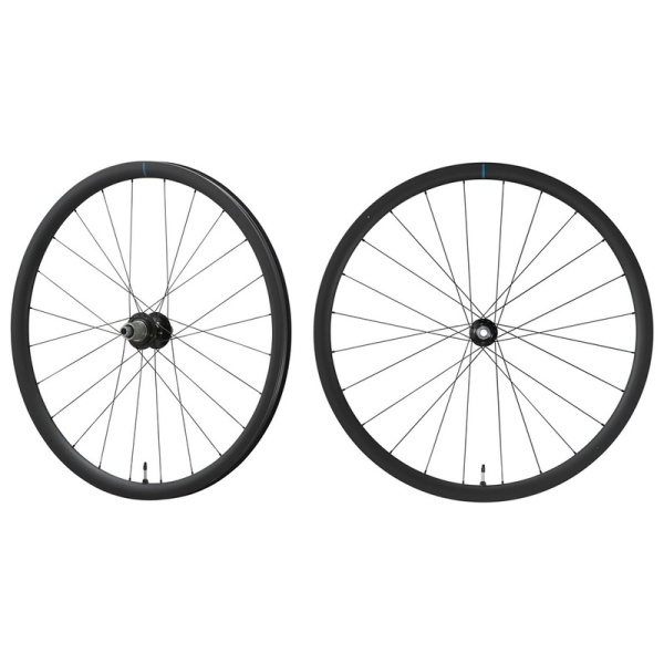 ROTI SHIMANO WH-RX880-700C, GRX, FATA & SPATE, 24H/24H, MICRO SPLINE, 12 VIT., OLD 100/142MM, AX E-THRU 12MM, CU BANDA TUBELESS, PT. ROTOR CENTER LOCK