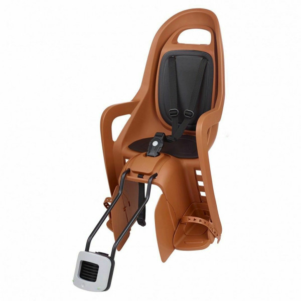 Scaun copii - POLISPORT - GROOVY 29, FFS spate, fixare spate cadru ( teava sa ), ECO QUICK, glisabil, recomandat ptr.cadre 29? si cadre mici: 26''/27.5'', caramel/negru