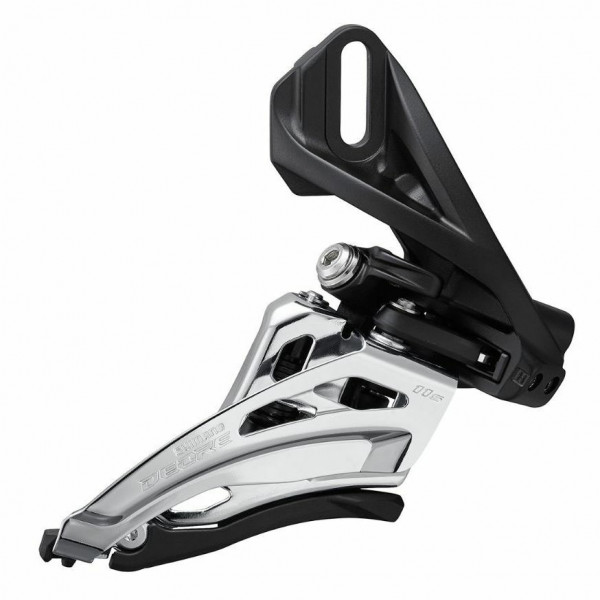 Schimbator fata Shimano Deore FD-M5100-D dublu pt. 2x11v prindere direct mount side swing tragere prin fata unghi cs 66-69 cl:48.8/51.8mm