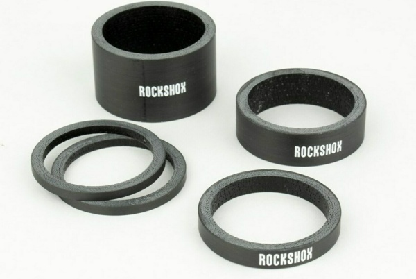 Set distanțiere RockShox pentru headset, UD Carbon, logo alb lucios