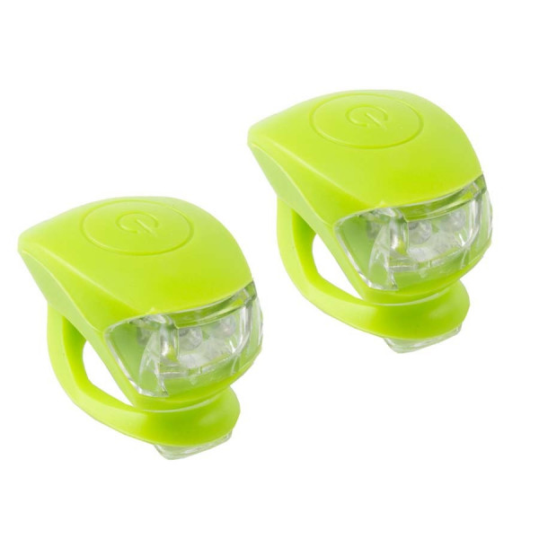 Set flash cu baterii M-Wave Cobra IV verde