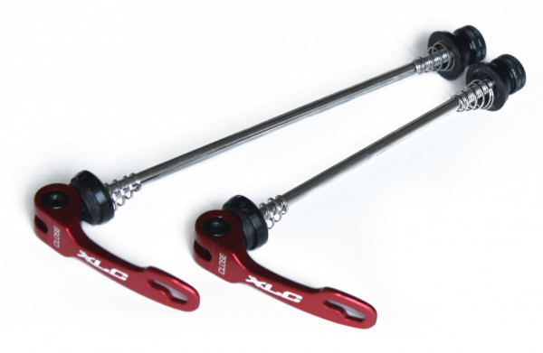 Set strangatoare rapide XLC QR-L02 aluminiu/Cr-Mo negru/rosu