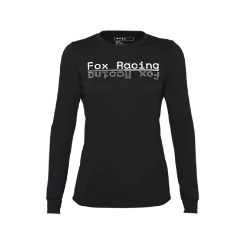 Tricou FOX W Ranger Drirelease MD LS, Negru