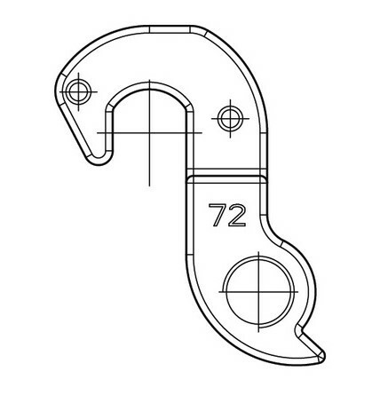 Ureche cadru dropout hanger Merida DH-072 Scultura/eSilex (=2311005855)