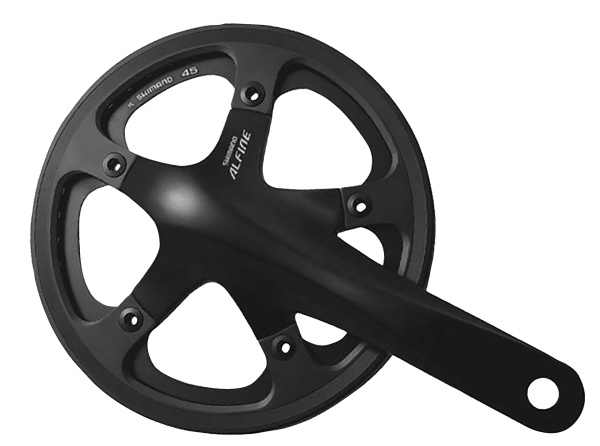Angrenaj Shimano Alfine FC-S501, 39T, 170mm, Negru, Hollowtech II