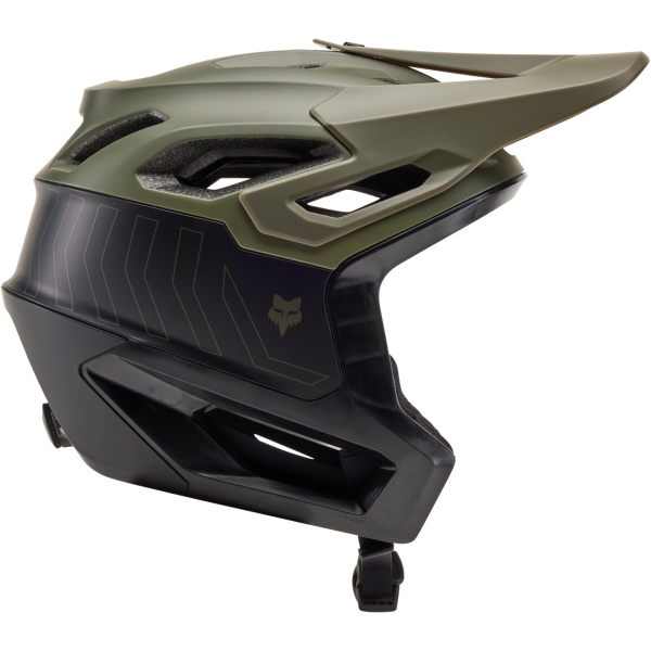 Cască FOX Dropframe Pro Runn, CE, Olive Green